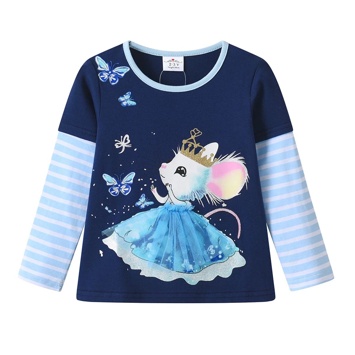 Adorable Cartoon Butterfly and Rabbit Pajama Set for Girls Adorable Cartoon Butterfly and Rabbit Pajama Set for Girls