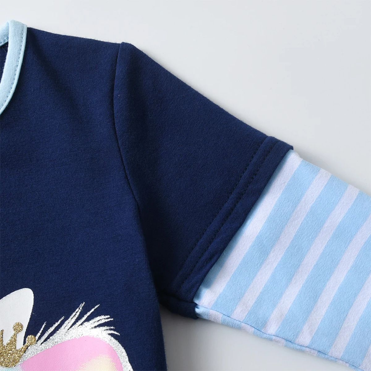 Adorable Cartoon Butterfly and Rabbit Pajama Set for Girls Adorable Cartoon Butterfly and Rabbit Pajama Set for Girls