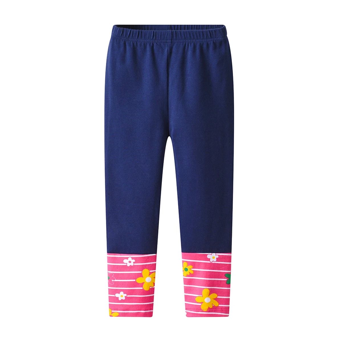 Charming Fox & Floral Kids Set with Casual Pants for Girls