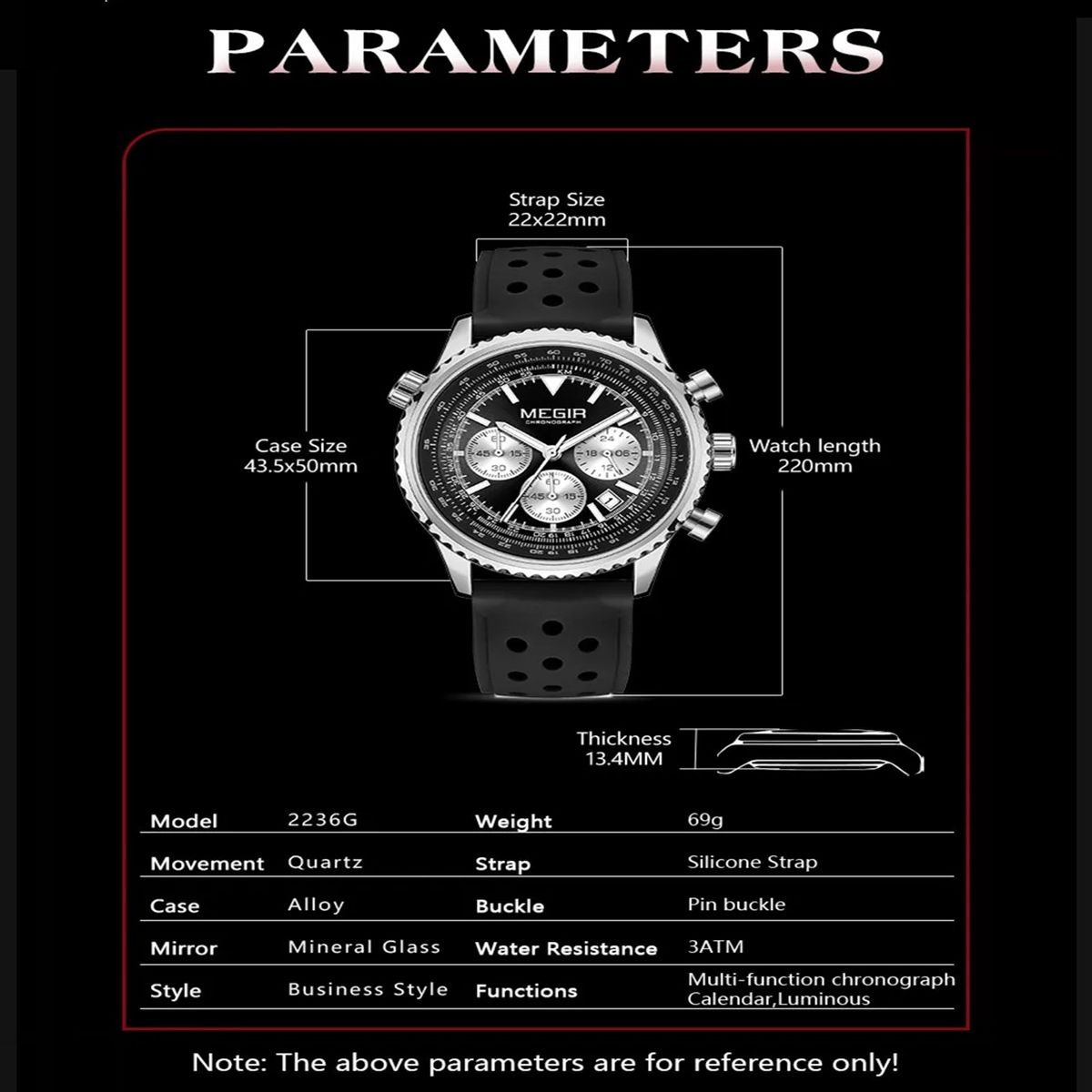 Luxury Sports Quartz Watch with Chronograph and Waterproof Features Luxury Sports Quartz Watch with Chronograph and Waterproof Features