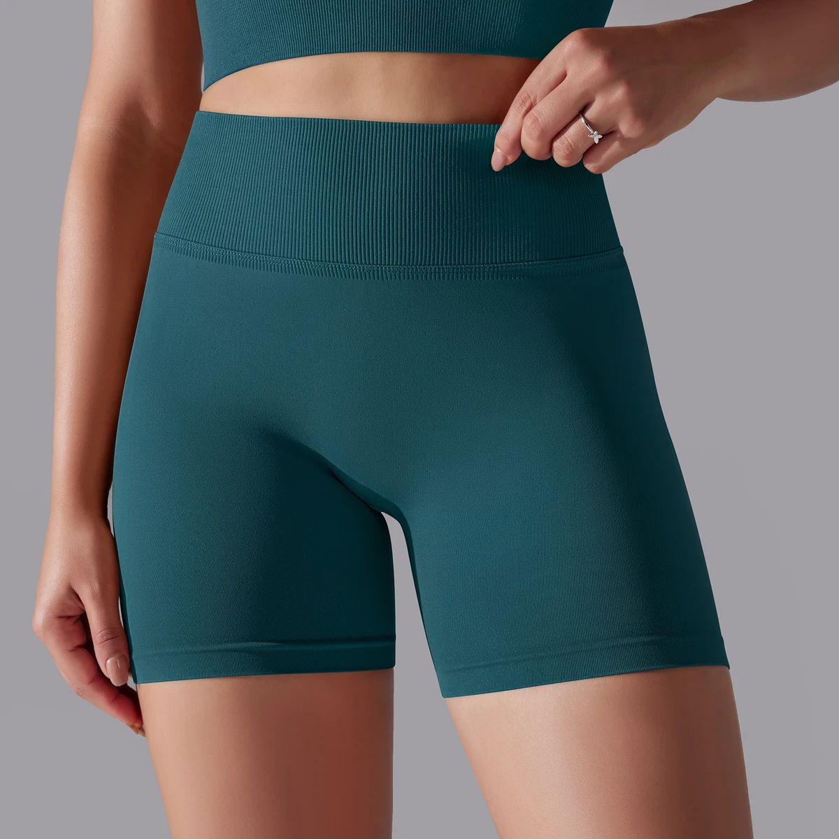 High Waist Seamless Gym Shorts for Women Workout Comfort