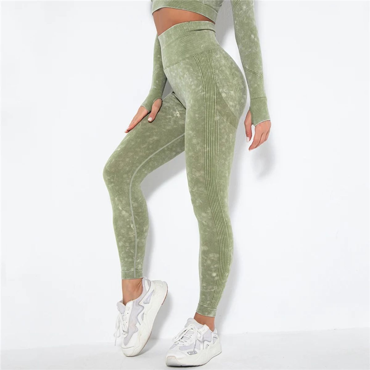High Waist Seamless Leggings for Yoga, Running, and Workout