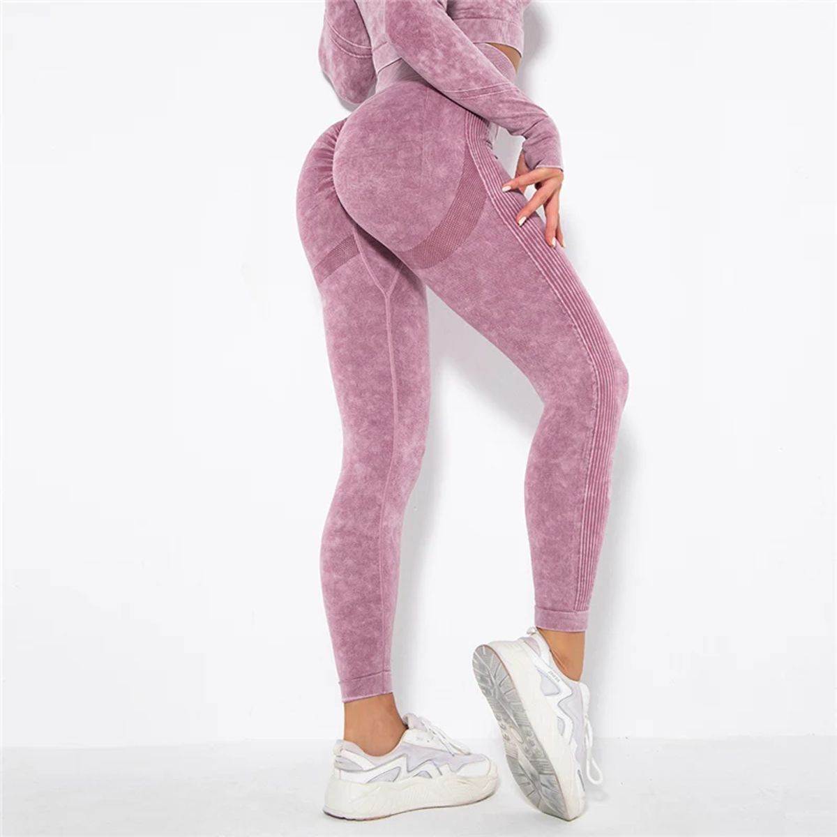 High Waist Seamless Leggings for Yoga, Running, and Workout