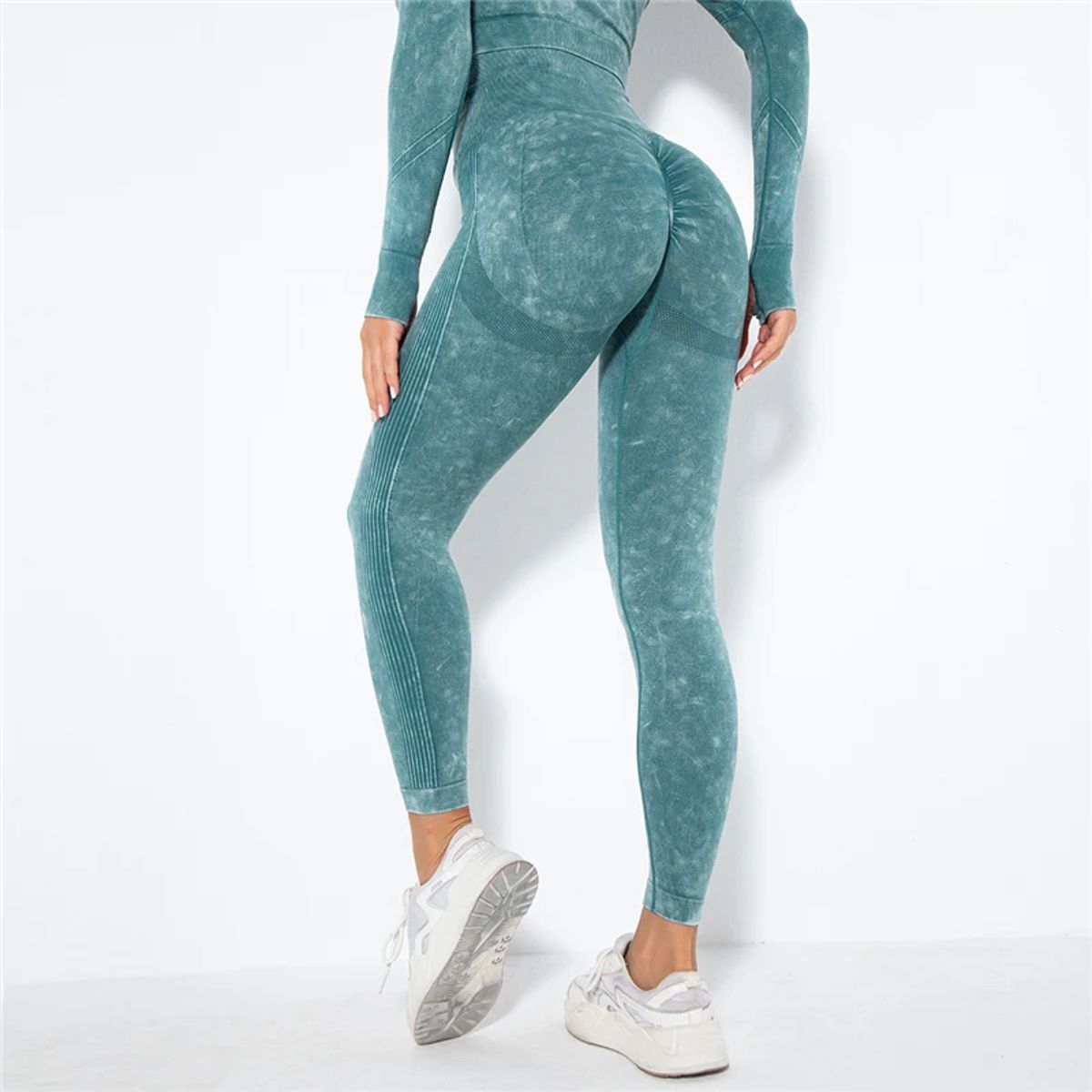 High Waist Seamless Workout Leggings for Yoga and Fitness