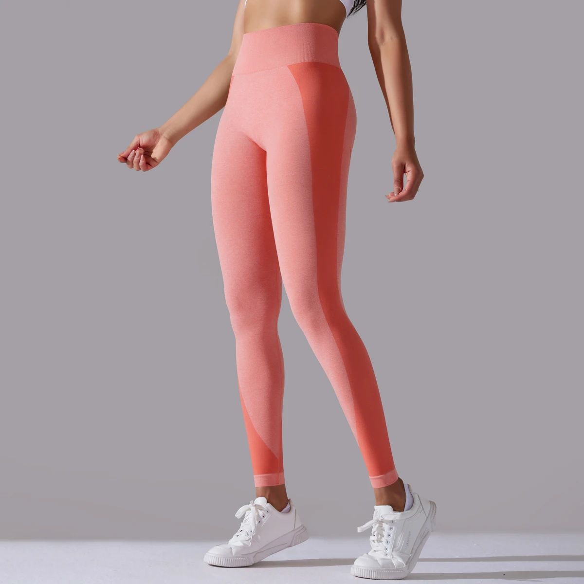 High Waist Seamless Leggings for Workout and Gym Training