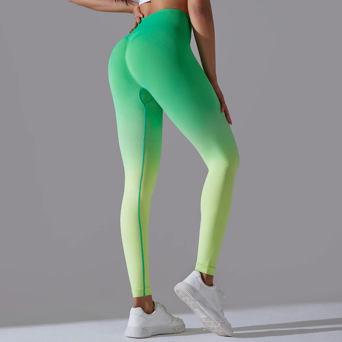 High Waisted Seamless Leggings for Yoga and Fitness Training