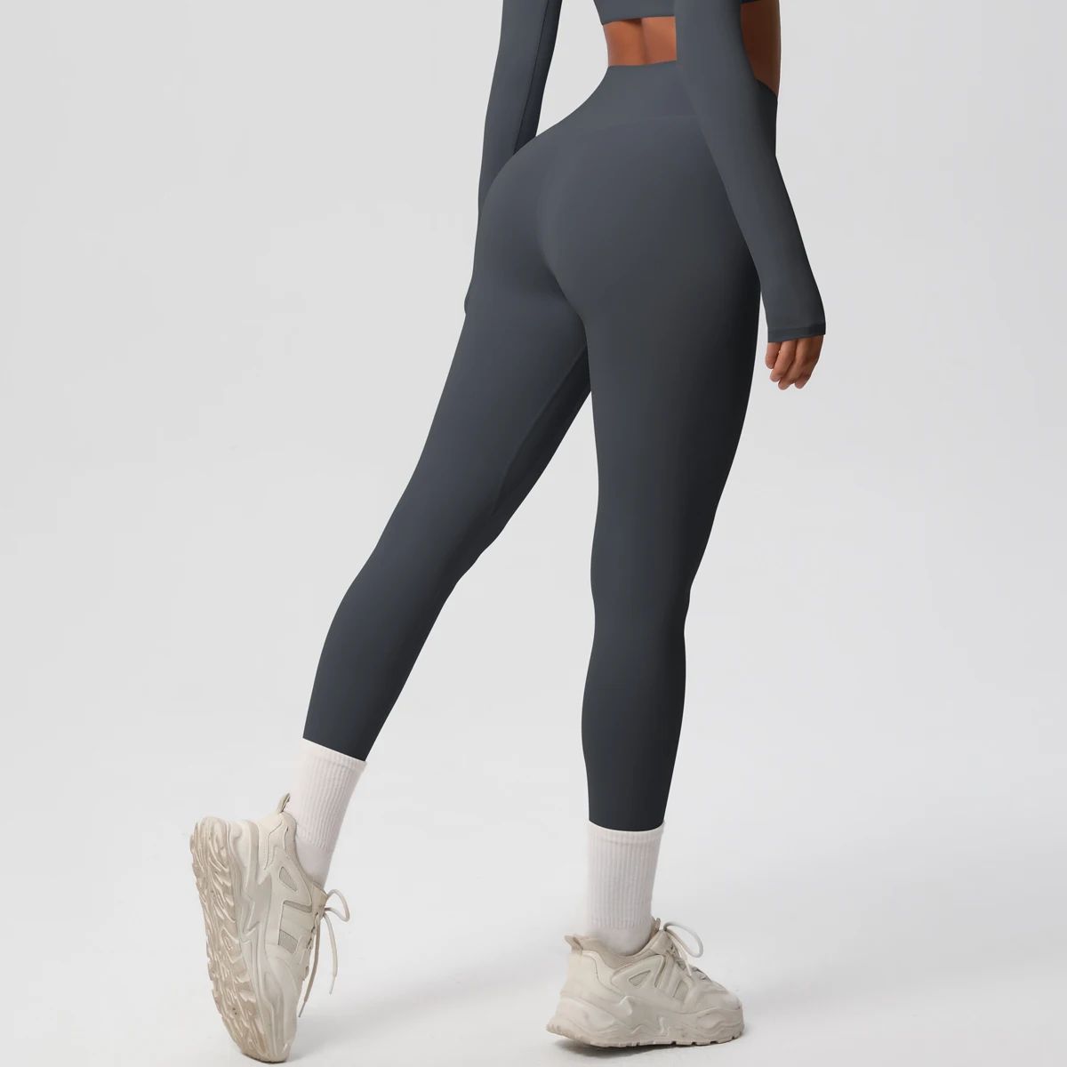 High-Waisted Yoga Leggings for Workout, Running, and Fitness