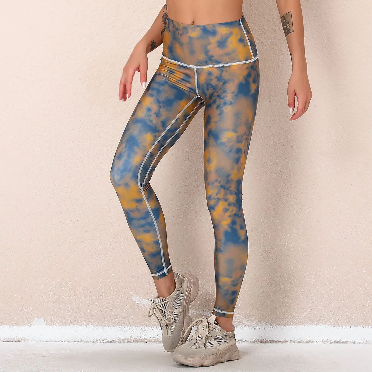 High Waist Seamless Push-Up Leggings for Women - Gym & Yoga