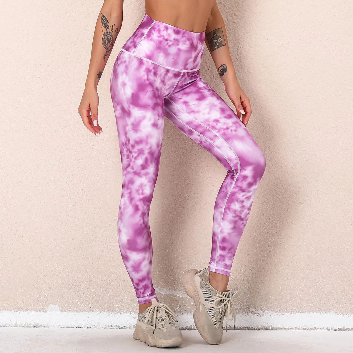 High-Waisted Seamless Push-Up Leggings for Women, Fitness and Yoga High-Waisted Seamless Push-Up Leggings for Women, Fitness and Yoga