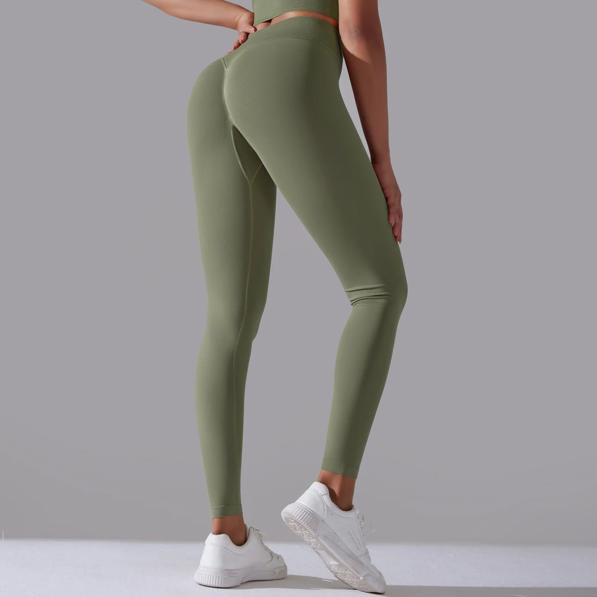 High Waist Seamless Leggings for Yoga and Gym Workouts High Waist Seamless Leggings for Yoga and Gym Workouts