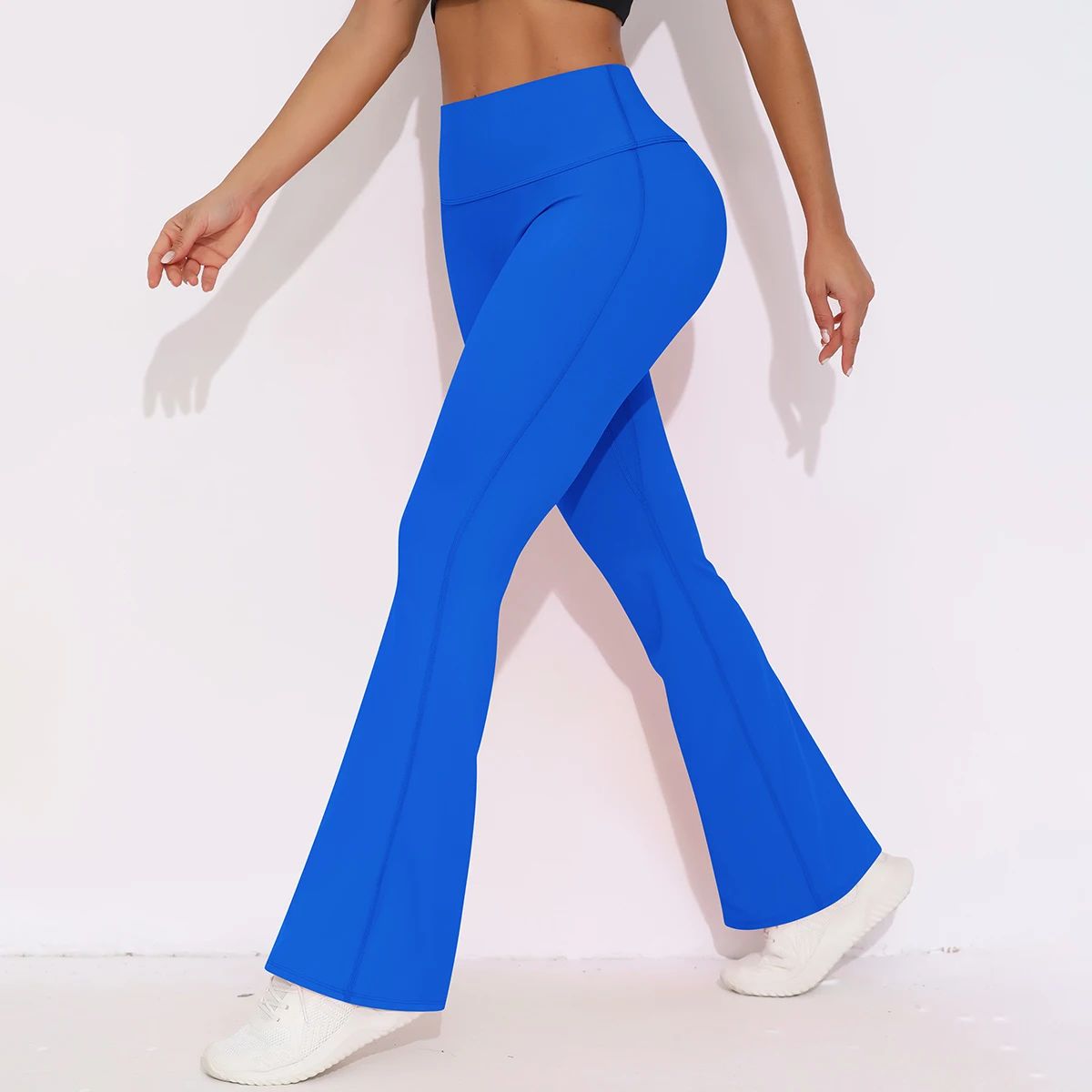 High-Waist Flared Yoga Leggings for Sculpted and Sleek Look