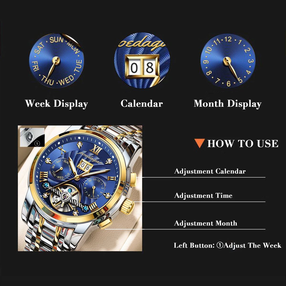 Poedagar - Men's Dress Watches 2