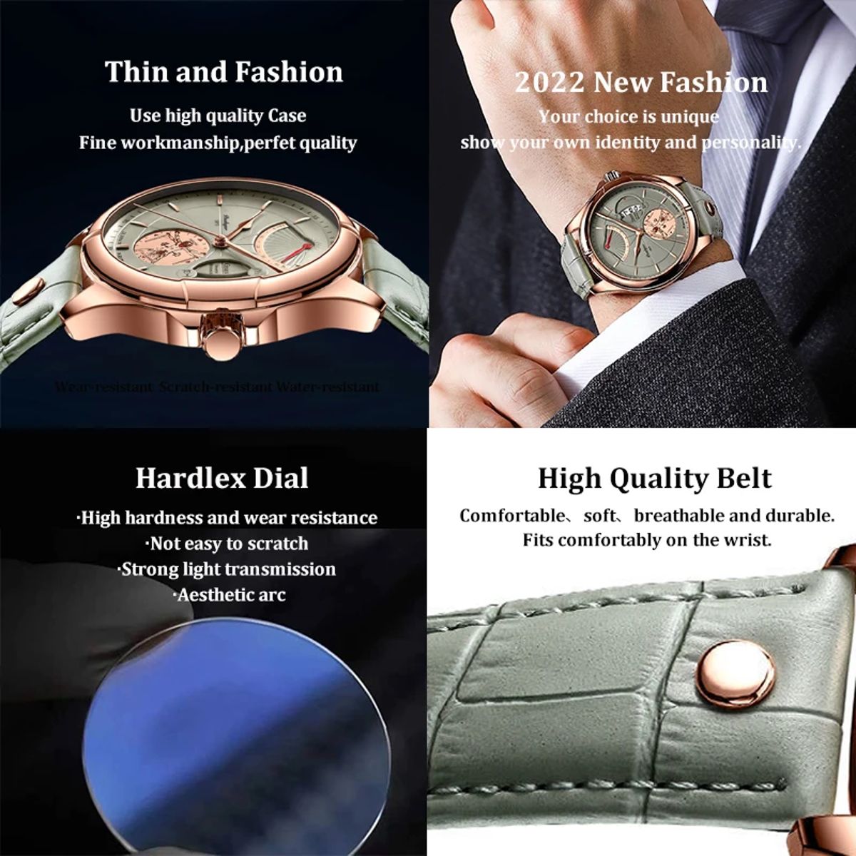Poedagar - Men's Dress Watches 3