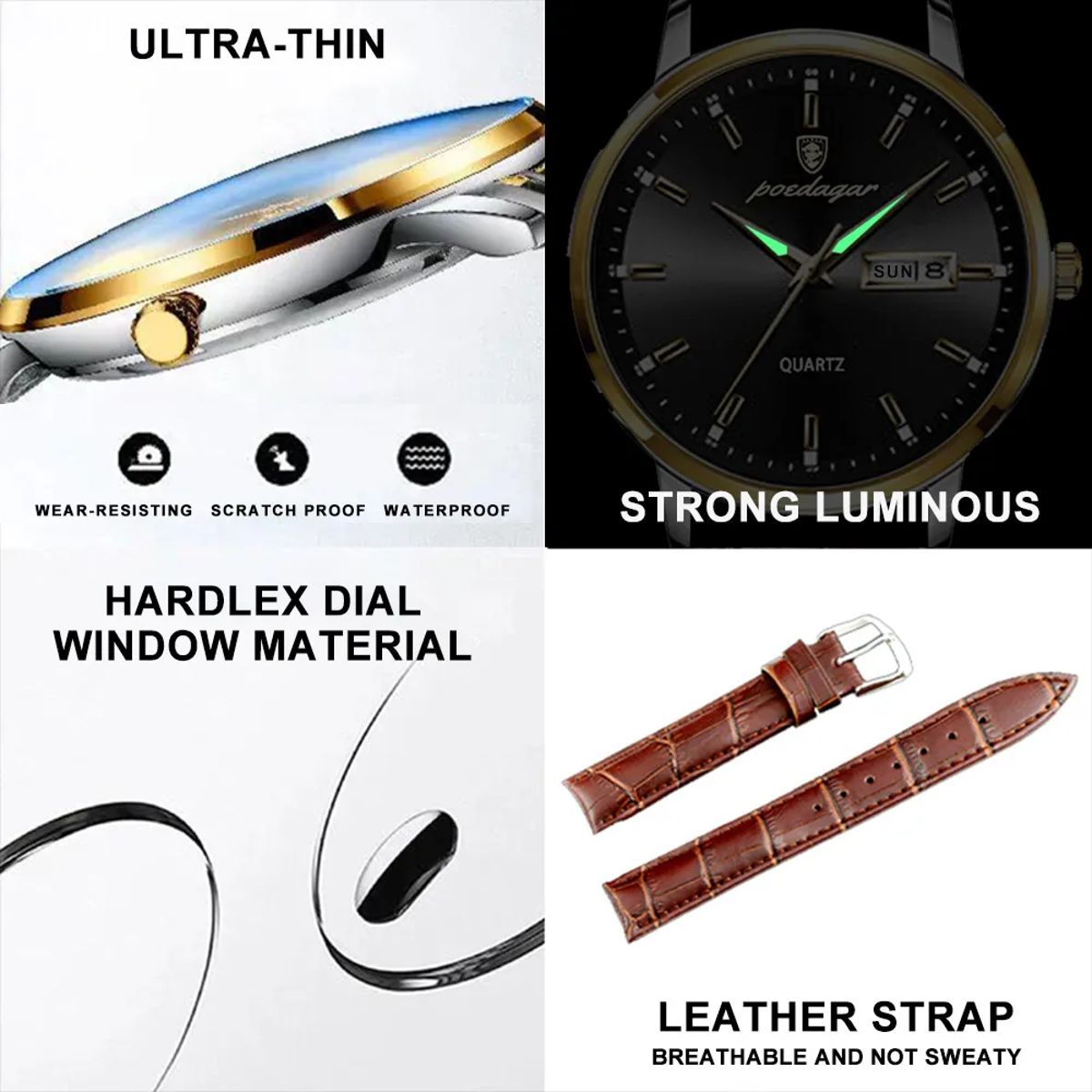 Poedagar - Men's Dress Watches 1