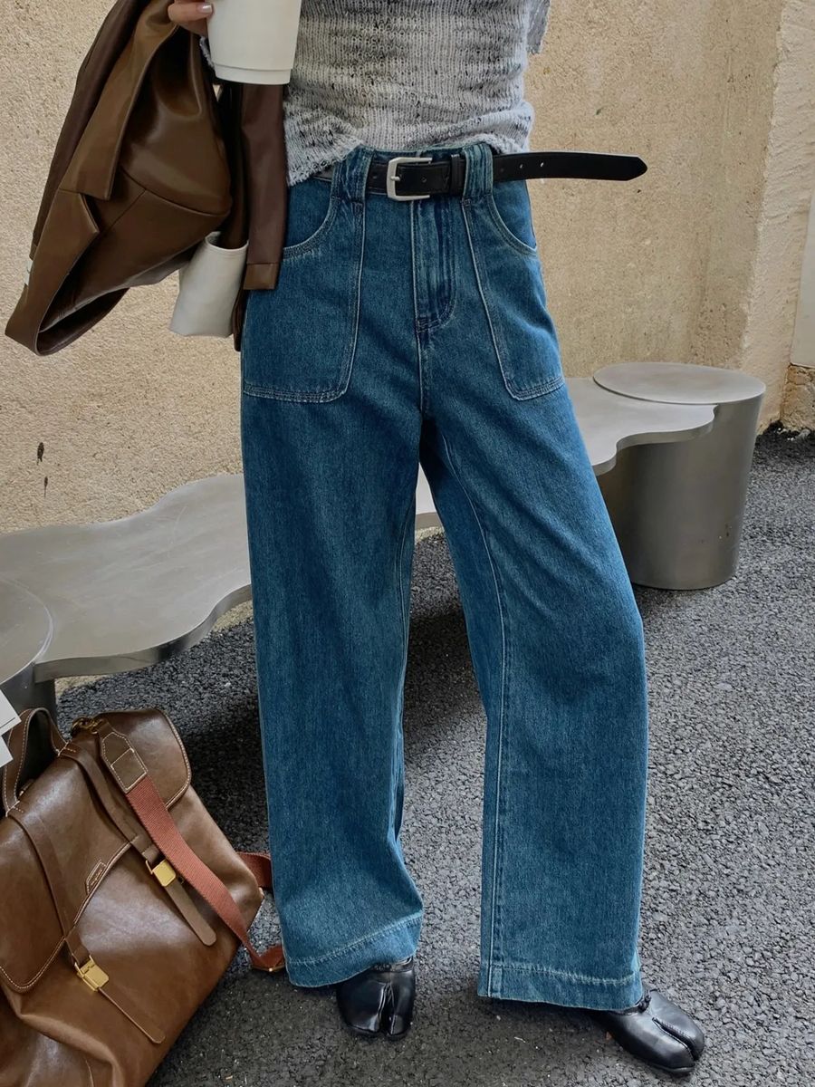 Gjbd - Women's Wide Leg Jeans 1