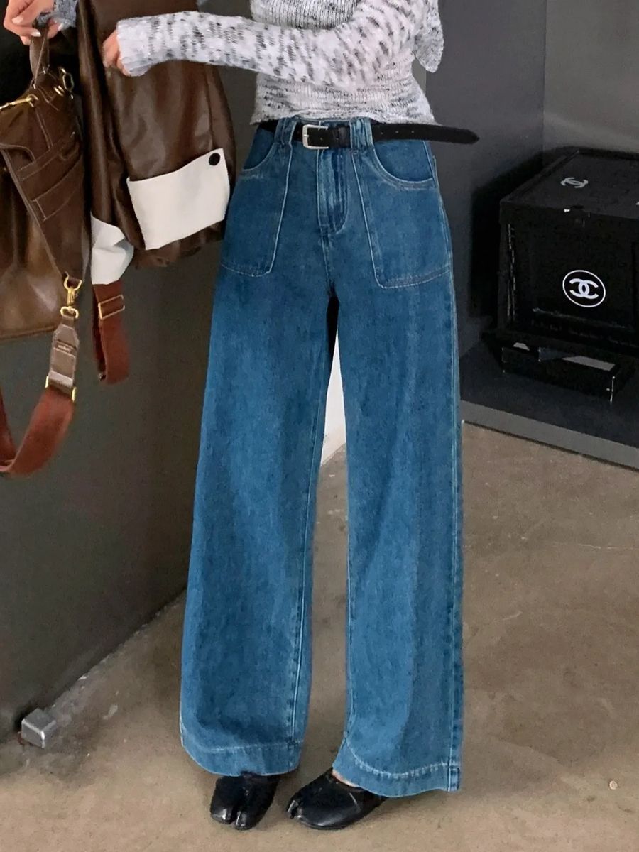 Gjbd - Women's Wide Leg Jeans 2