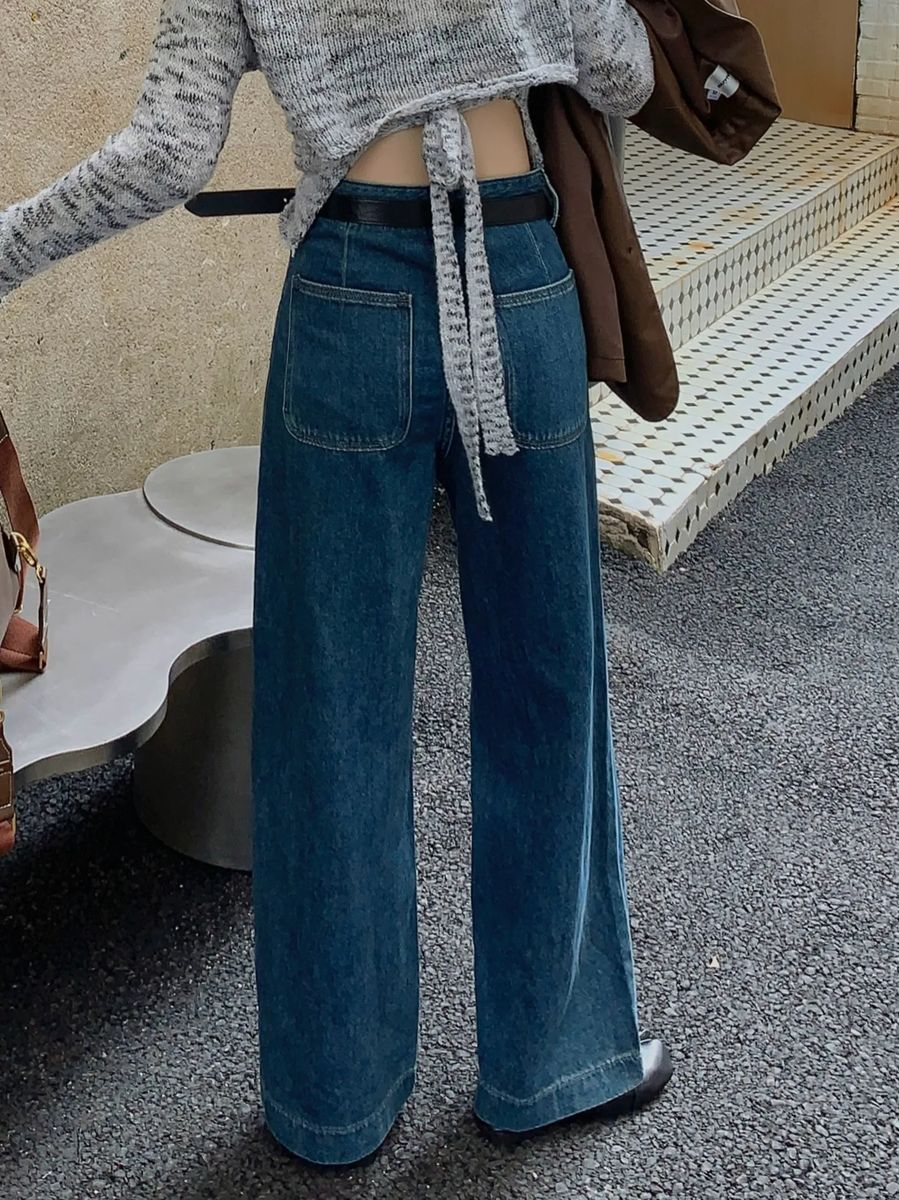 Gjbd - Women's Wide Leg Jeans 3