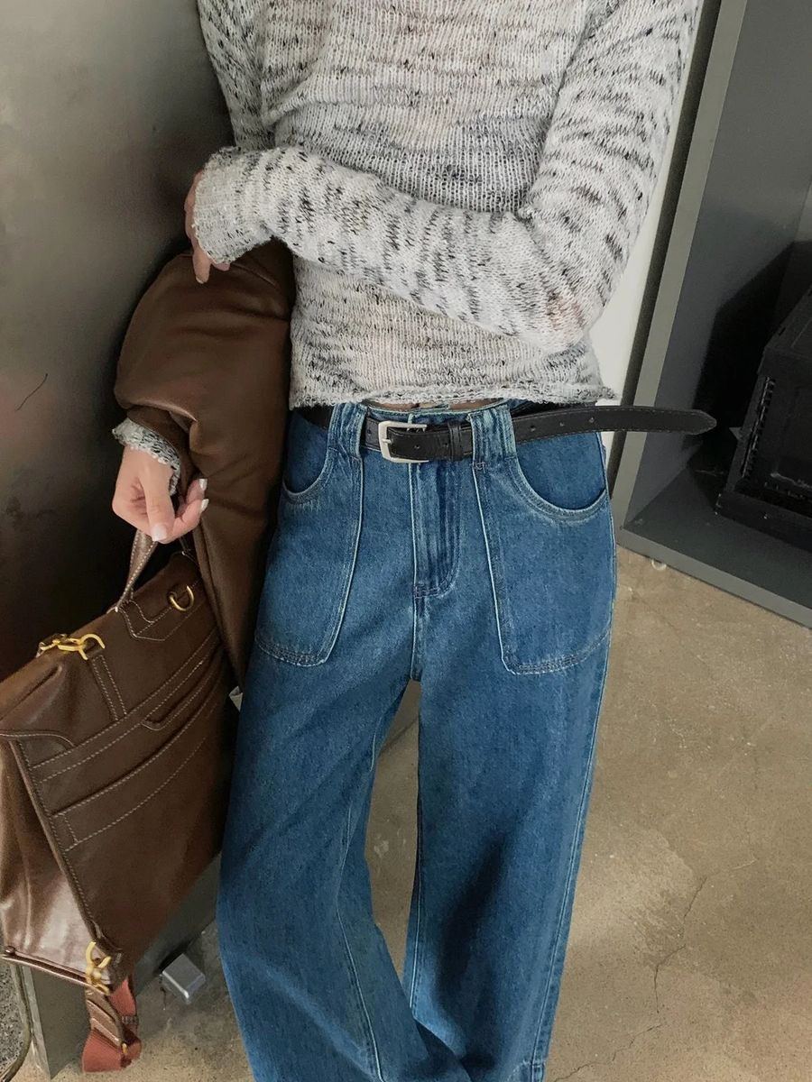 Gjbd - Women's Wide Leg Jeans 4