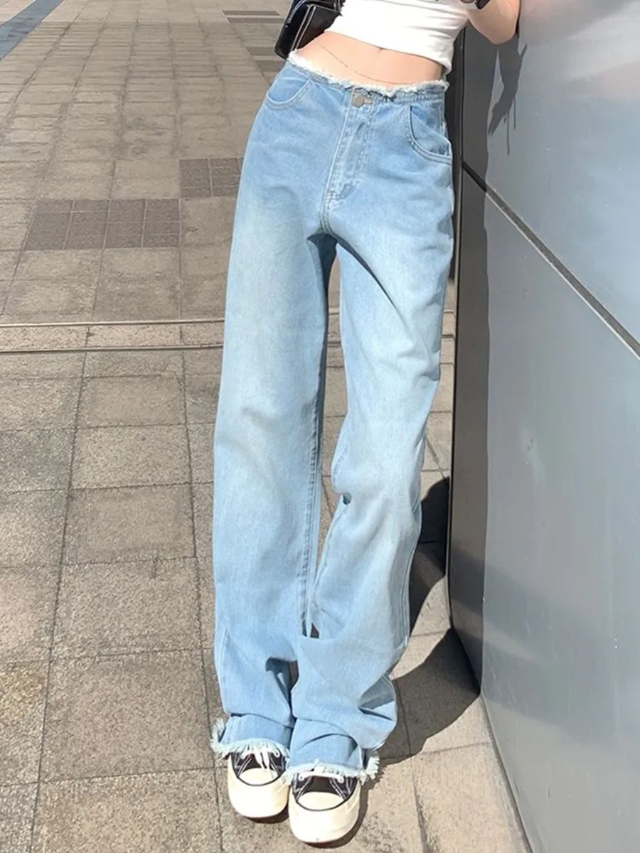 Gjbd - Women's Wide Leg Jeans 2