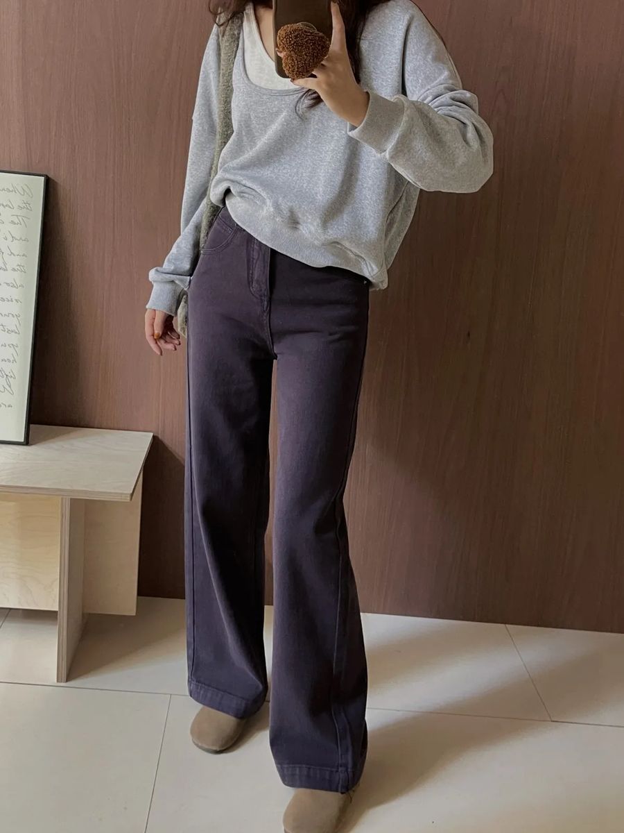 Gjbd - Women's Wide Leg Jeans 3