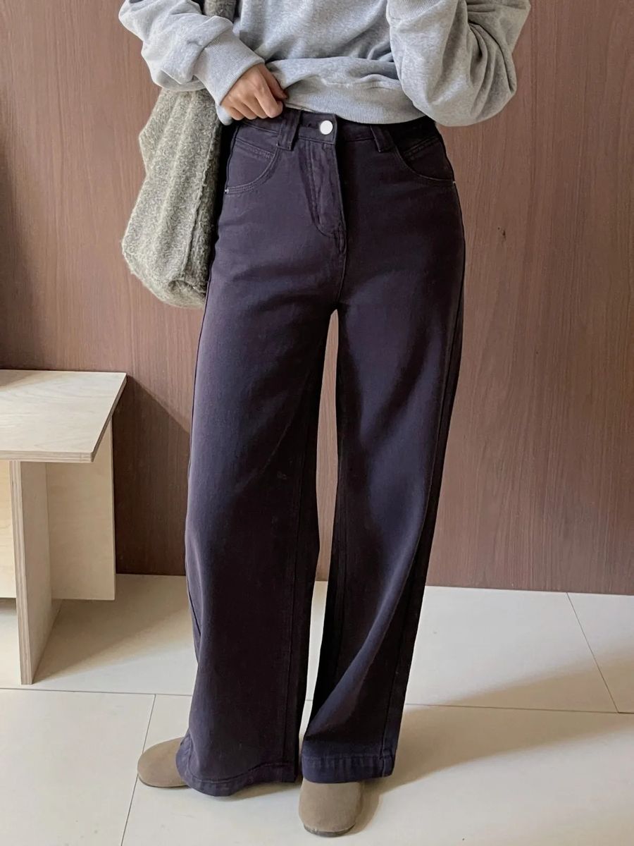 Gjbd - Women's Wide Leg Jeans 4