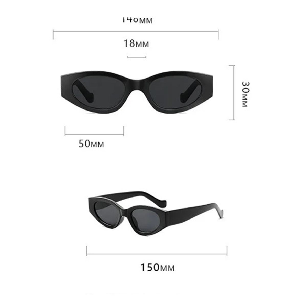 Vintage Oval Cat Eye Sunglasses for Effortless Outdoor Style Rmm - Women's Cat Eye Sunglasses 5