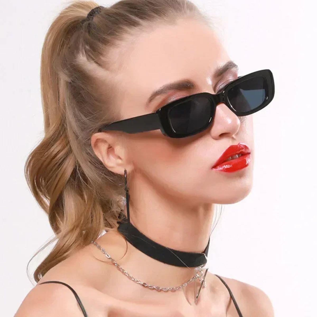 Colorful Small Square Sunglasses for Bold Hip-Hop Style Rmm - Women's Square Sunglasses 2