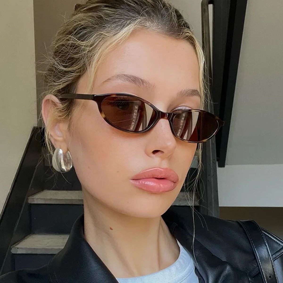 Retro Ellipse Oval Sunglasses for Cool Minimalist Fashion Rmm - Women's Round Sunglasses 2