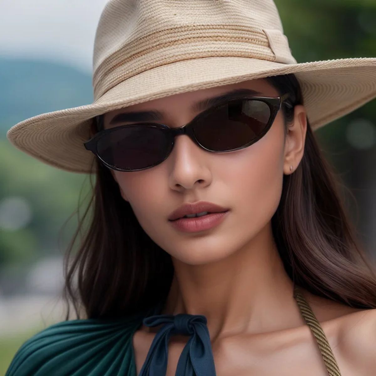 Retro Ellipse Oval Sunglasses for Cool Minimalist Fashion Rmm - Women's Round Sunglasses 4