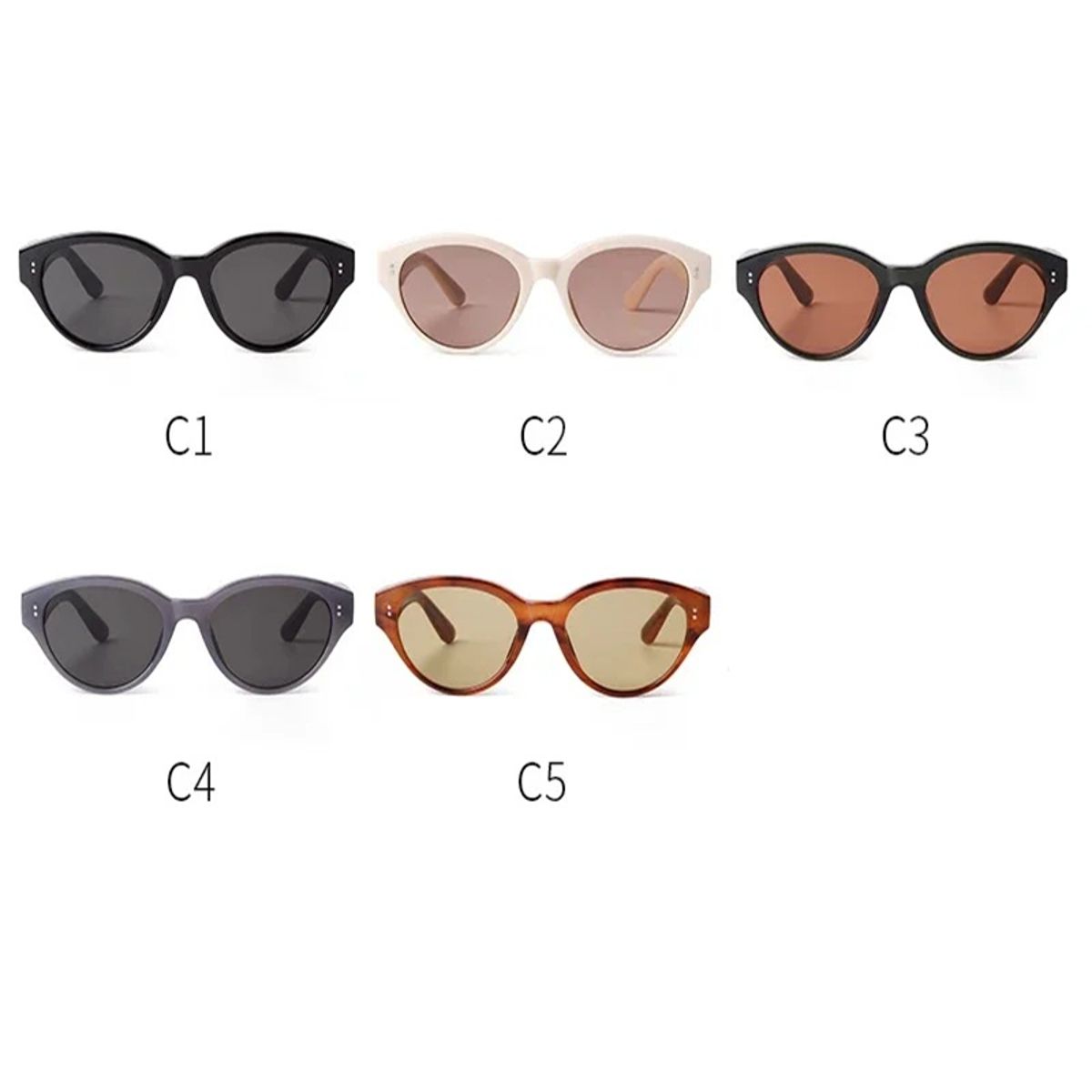 Trendy Narrow Cat Eye Sunglasses for Everyday Retro Style Sorvino - Women's Cat Eye Sunglasses 1