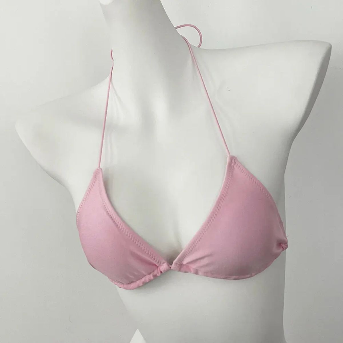 Lace-Up Halter Bikini Set with Adjustable Rope Detailing