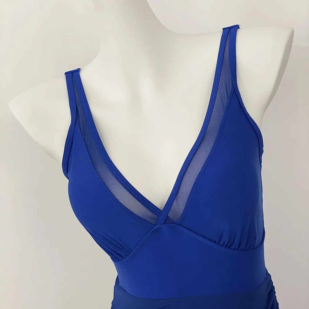 One-Piece Swimsuit with Skirt Detail and Flattering Fit