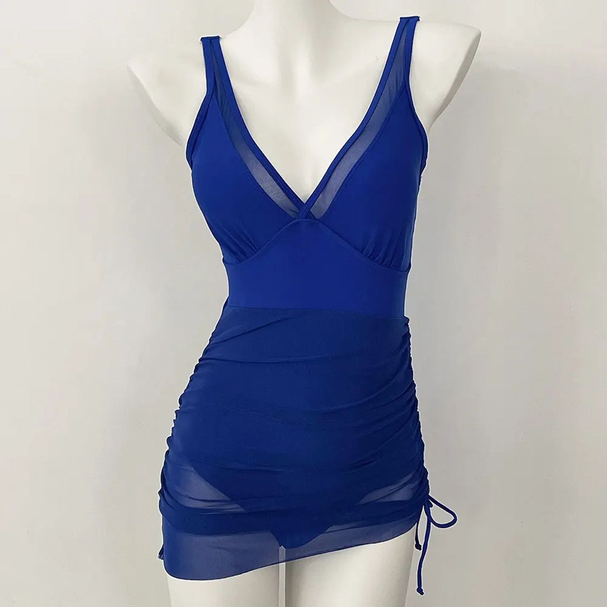 One-Piece Swimsuit with Skirt Detail and Flattering Fit