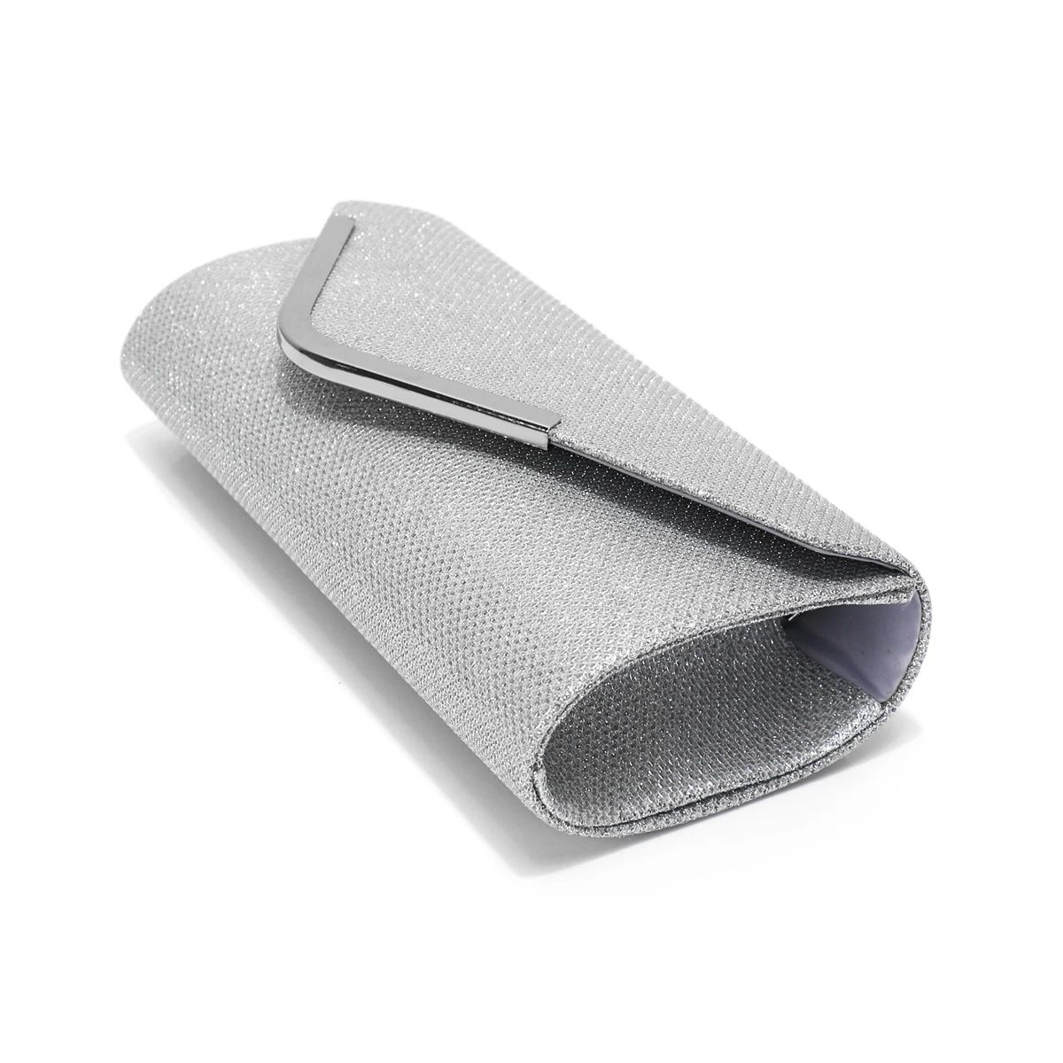 Sequin Envelope Clutch with Chain Strap for Evening Parties