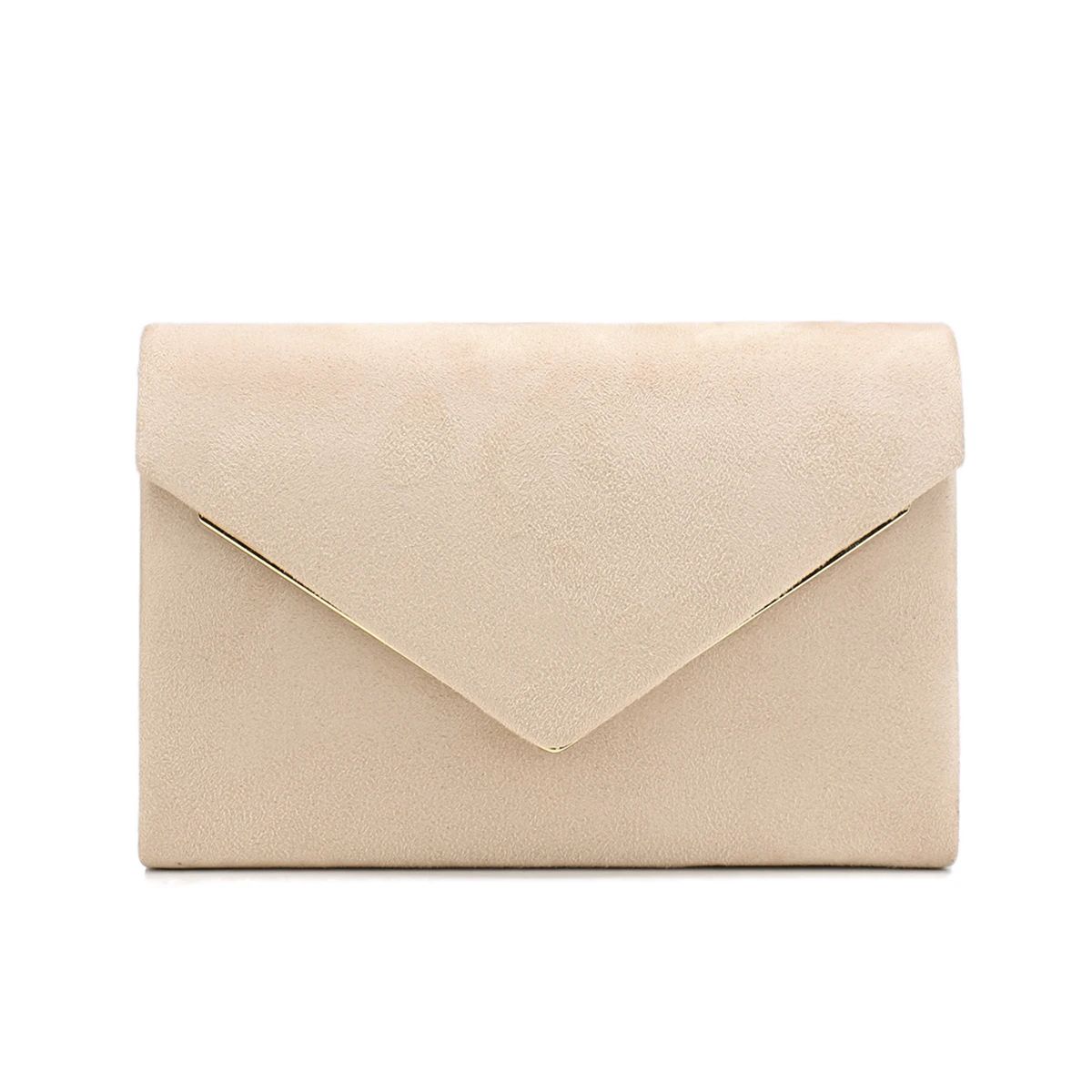 Envelope Clutch with Chain Strap for Prom and Party Wear