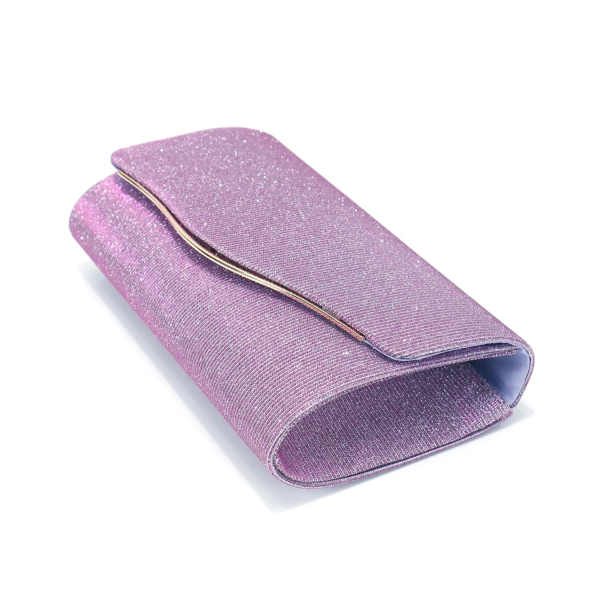 Glitter Envelope Clutch with Chain Strap for Party Wear Glitter Envelope Clutch with Chain Strap for Party Wear