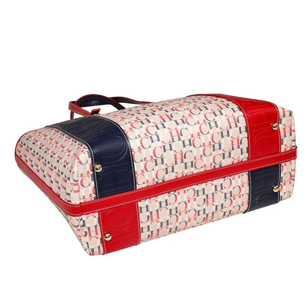 Striped Large Tote Bag for Travel and Daily Commutes