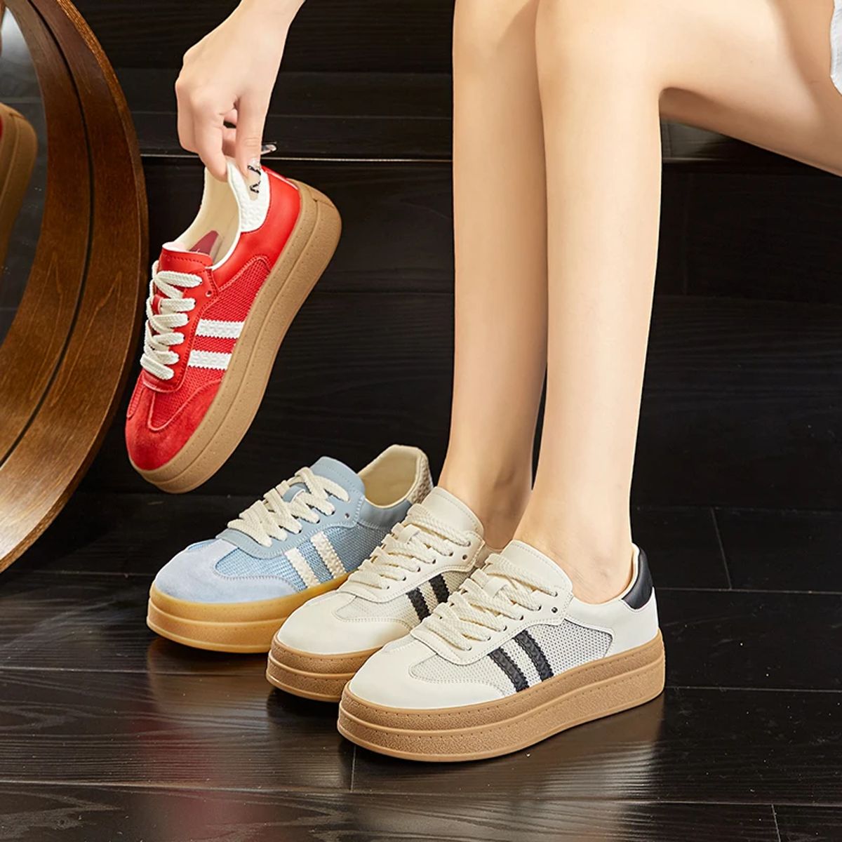 Aiyuqi - Women's Low Top Sneakers 2
