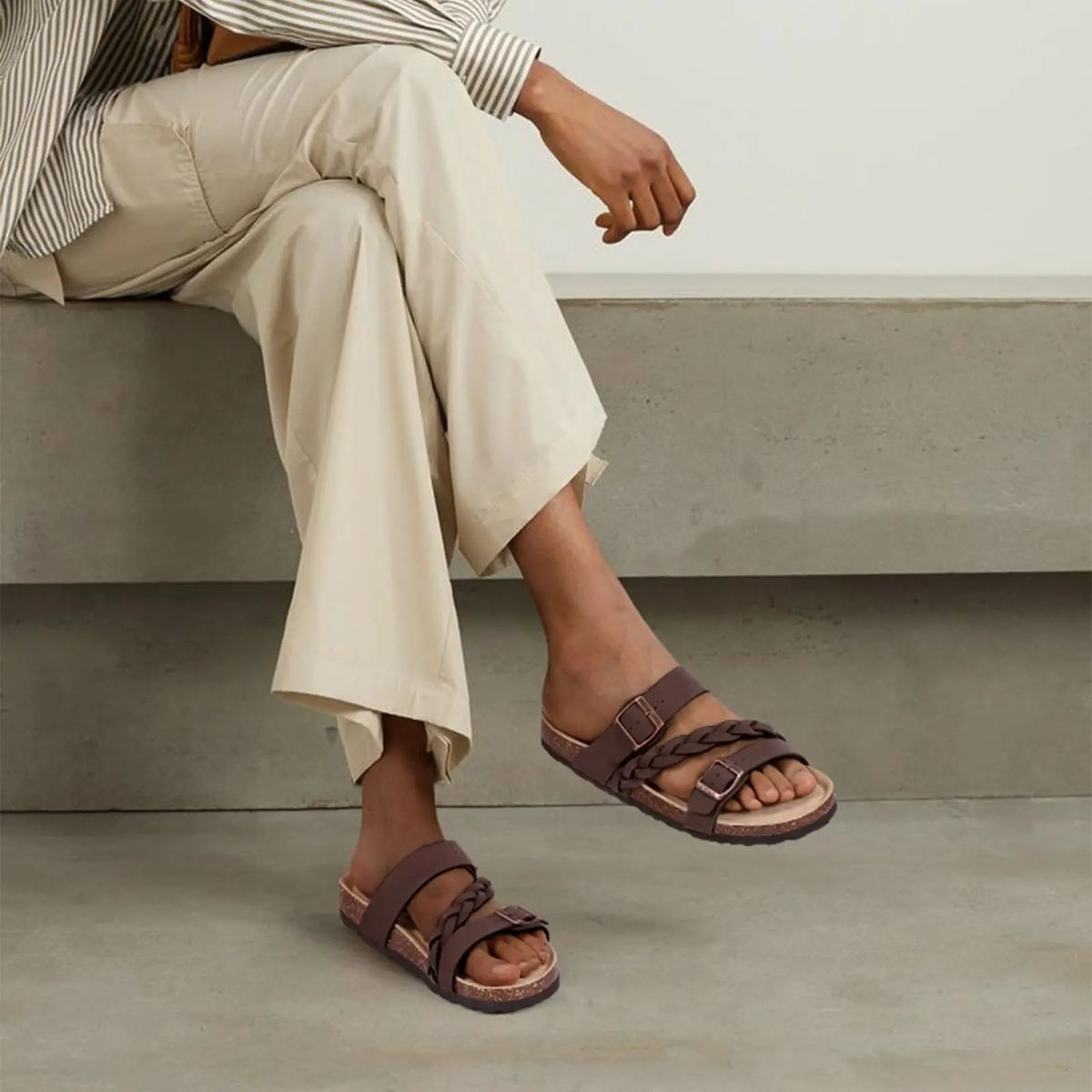Shevalues - Women's Flat Sandals 3
