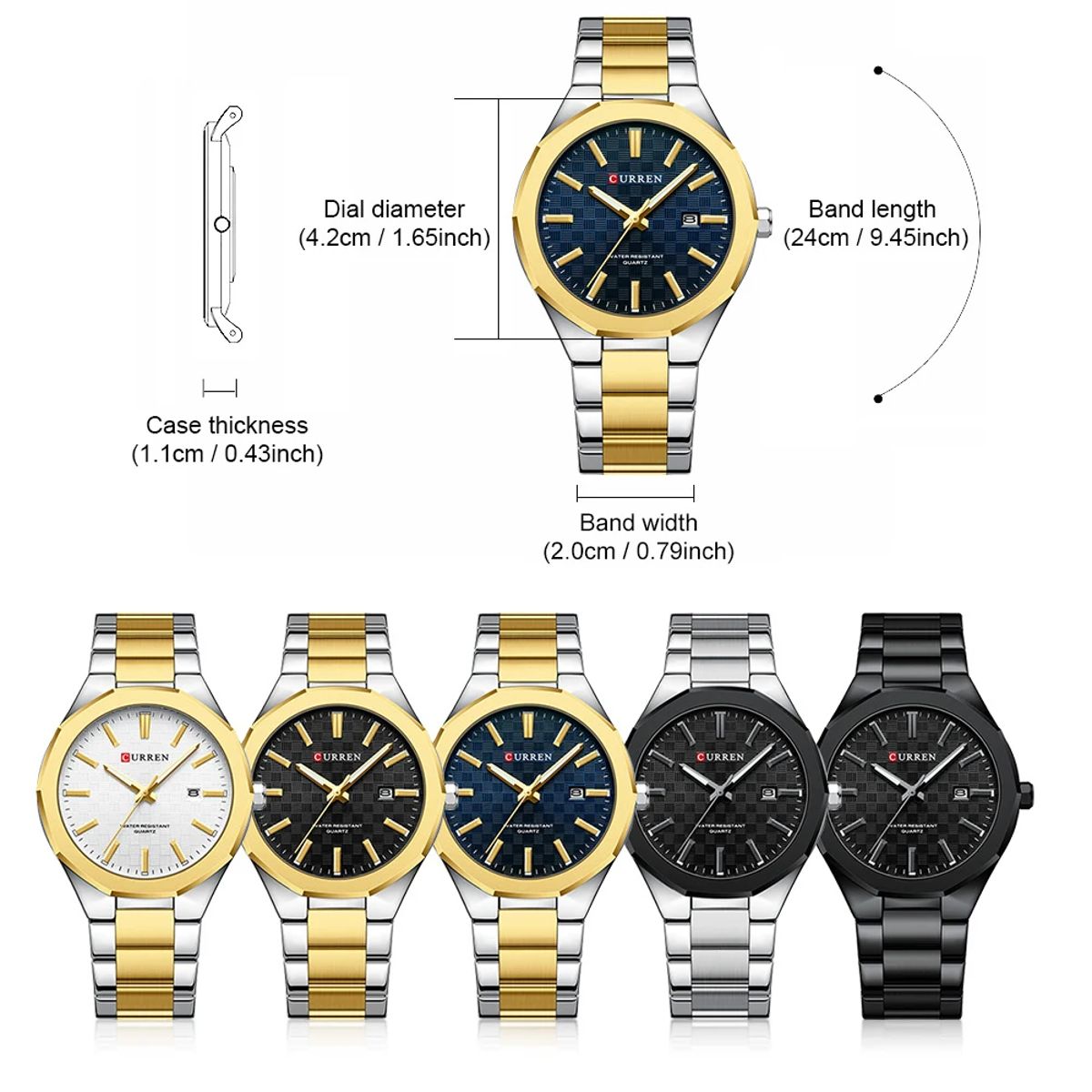 Curren - Men's Dress Watches 4