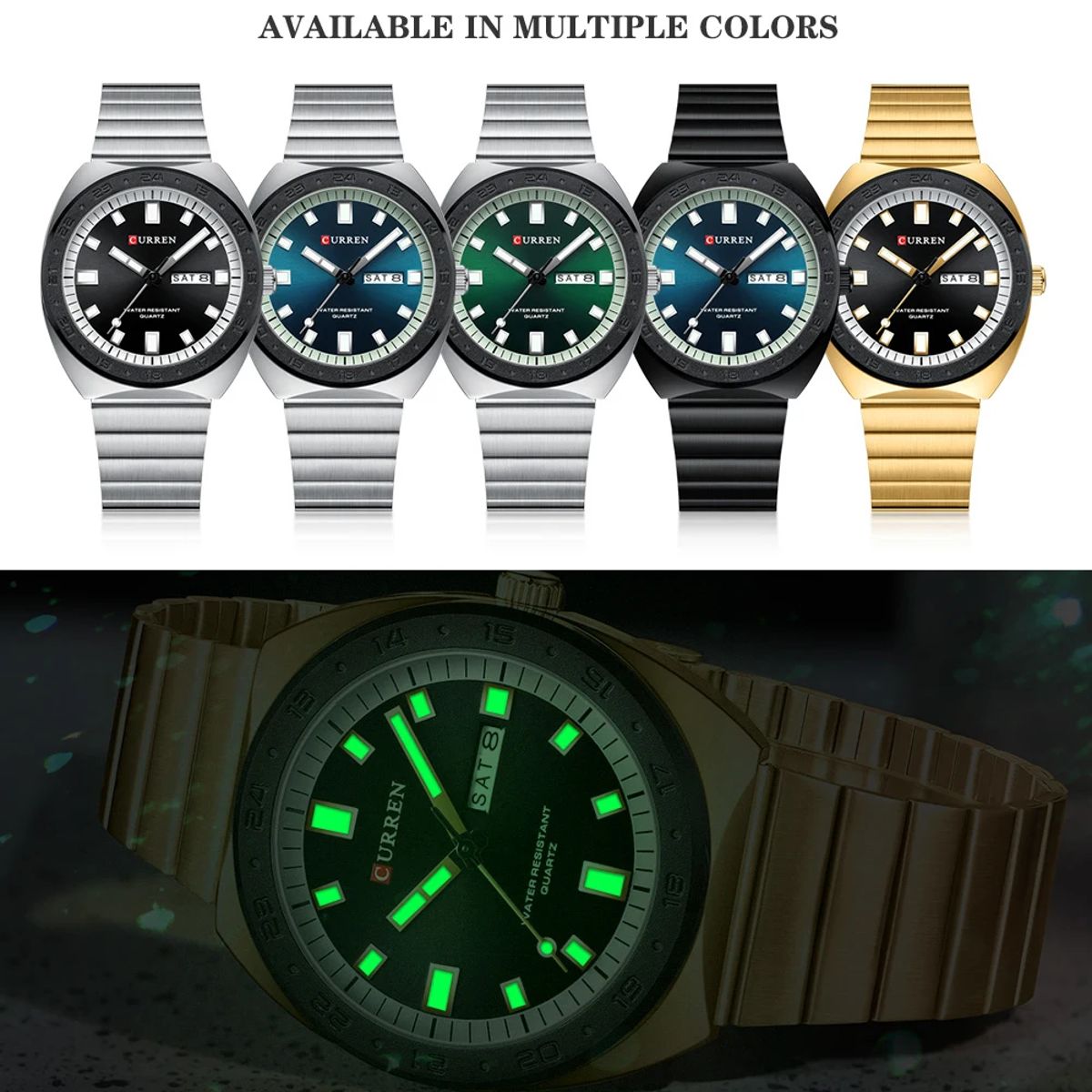 Minimalist Business Watch for Men with Luminous Display