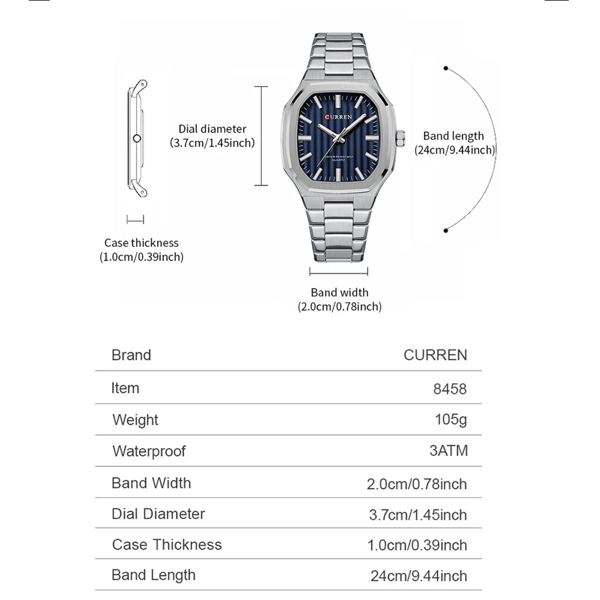 Curren - Men's Dress Watches 4