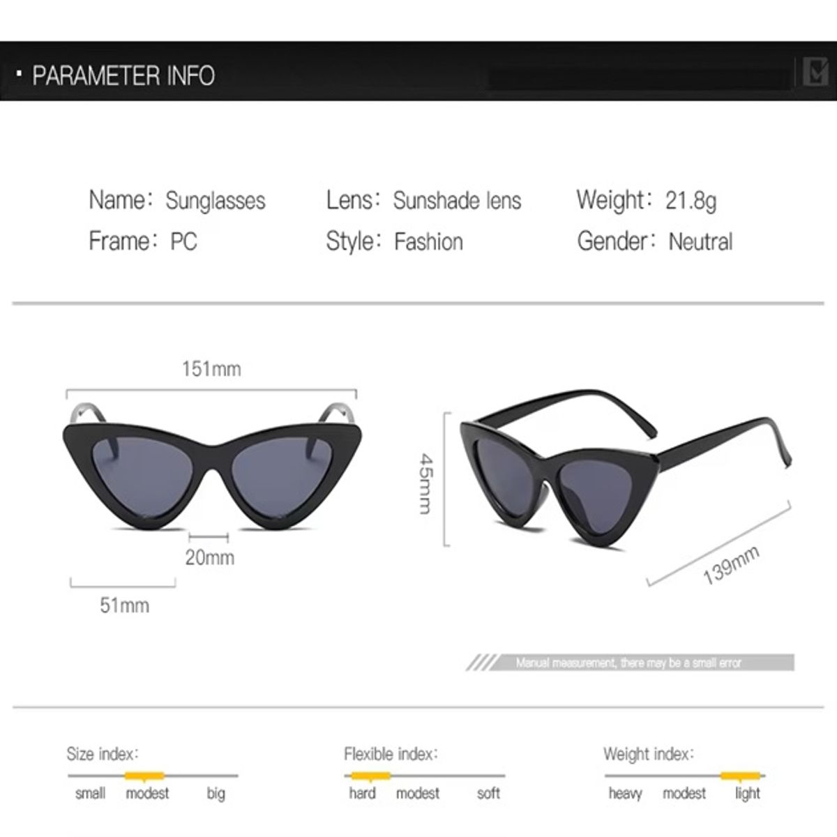 Ruisimo - Women's Cat Eye Sunglasses 4