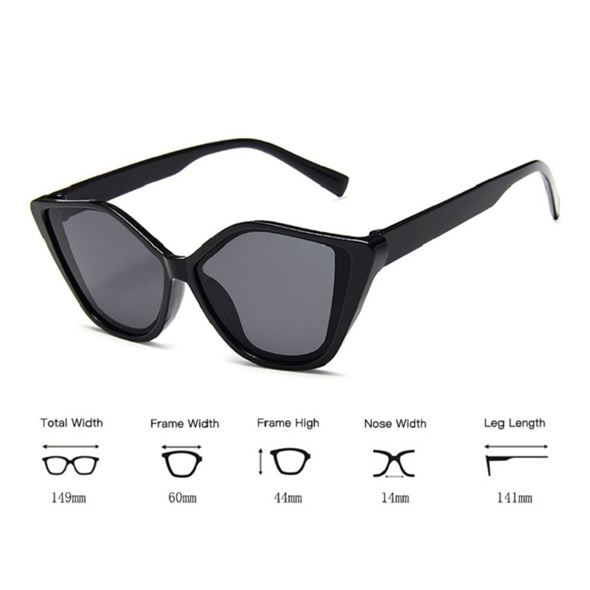 Ruisimo - Women's Cat Eye Sunglasses 5