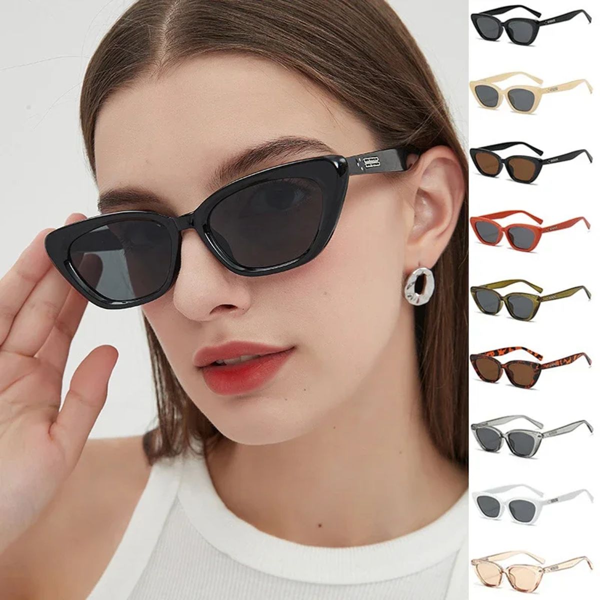 Retro Vintage Cat Eye Sunglasses for Women with UV Protection Ruisimo - Women's Cat Eye Sunglasses 1