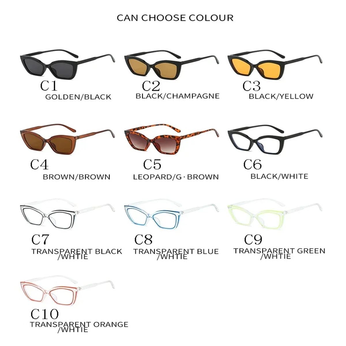 Elegant Cat Eye Rectangle Sunglasses for Women with UV400 Protection Ruisimo - Women's Cat Eye Sunglasses 5
