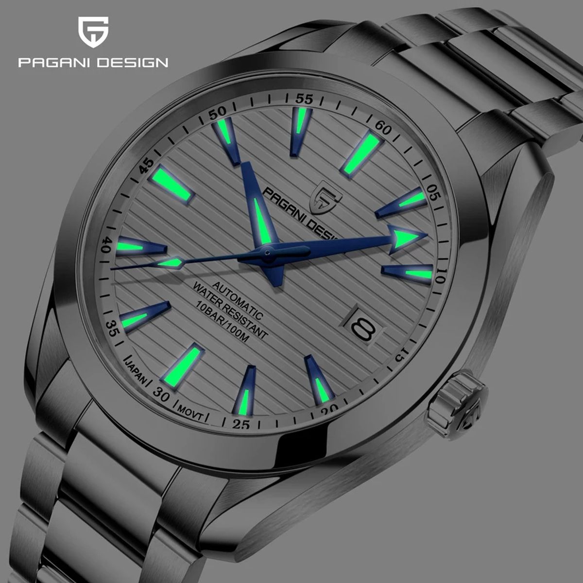 Luxury Mechanical Diver Watch with Sapphire Glass and 10Bar Resistance Luxury Mechanical Diver Watch with Sapphire Glass and 10Bar Resistance