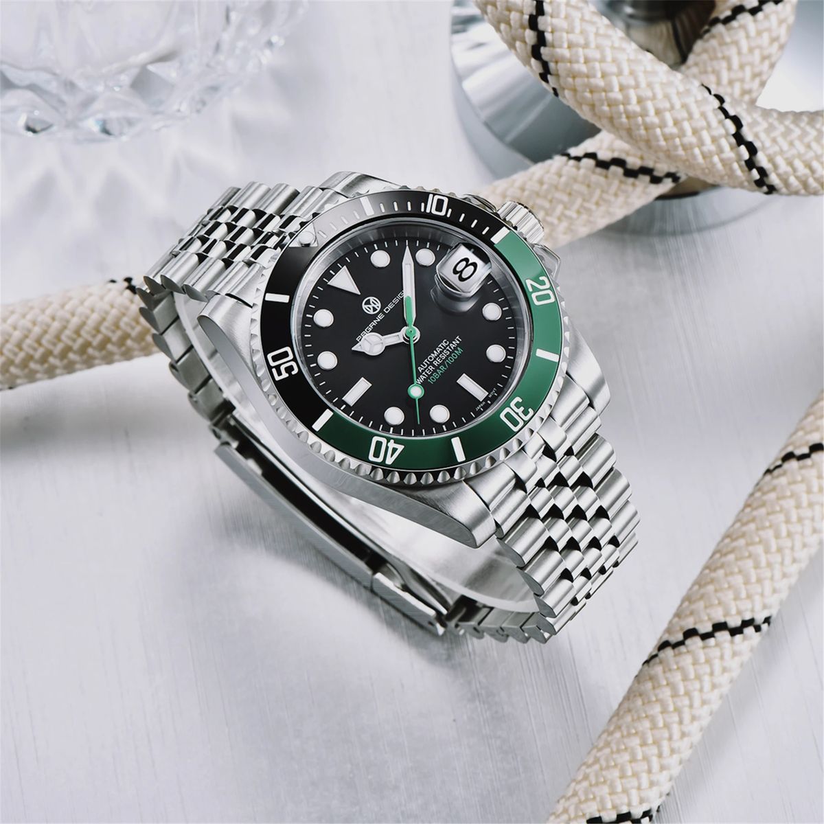 Limited Edition Men's Automatic Watch with Sapphire Crystal Glass