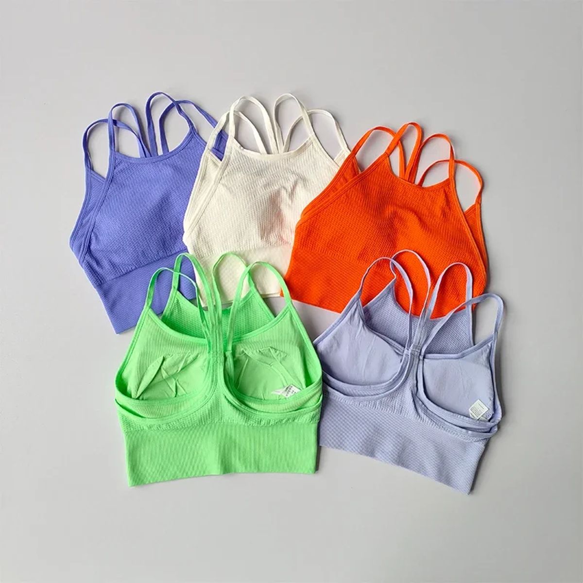 High Support Yoga Vest Bra with Quick-Dry Breathable Fabric