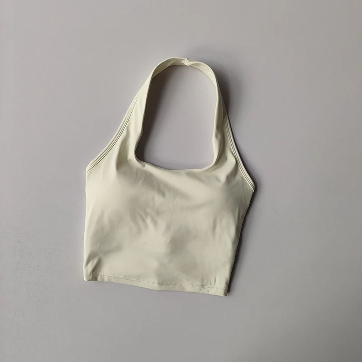 Halter Neck Sports Bra with Padded Support and Stylish Back Halter Neck Sports Bra with Padded Support and Stylish Back